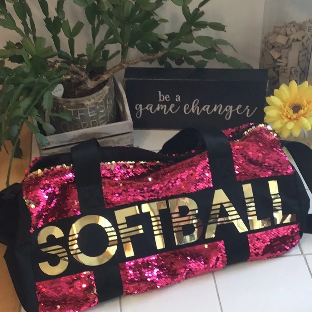 ‘Justice’ Sequins Flip Sports Duffel Bag (#4)